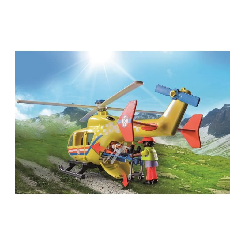 PLAYMOBIL - 71203 - City Action Les Subcutors - Rescue helicoptere