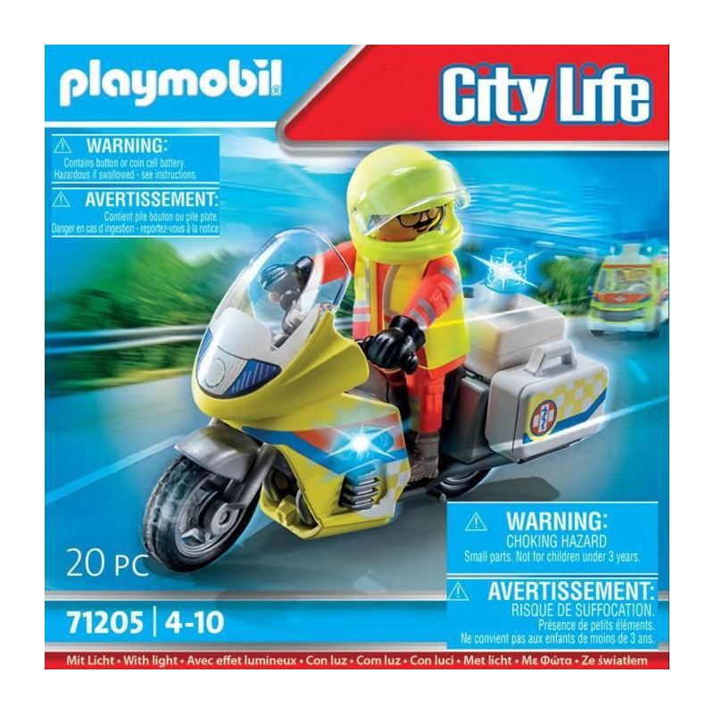 PLAYMOBIL - 71205 - City action the rescuers - emergency artist with m