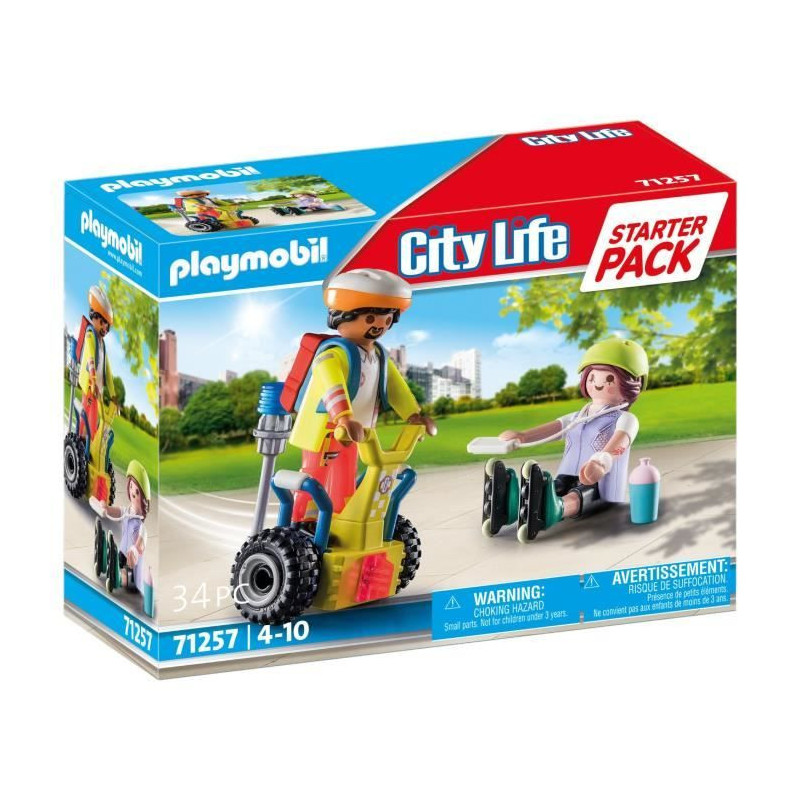 PLAYMOBIL - 71257 - City Action Les Secouristes - Starter Pack - Super