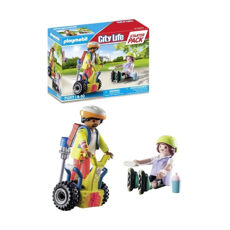 PLAYMOBIL - 71257 - City Action Les Secouristes - Starter Pack - Super