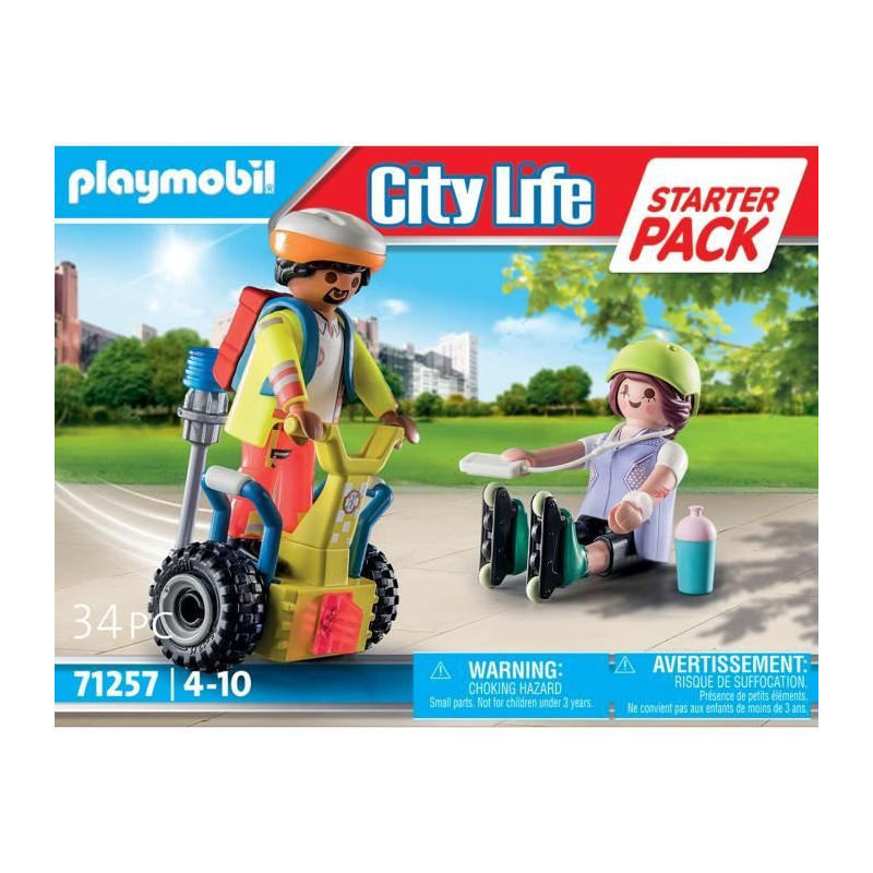 PLAYMOBIL - 71257 - City Action Les Secouristes - Starter Pack - Super