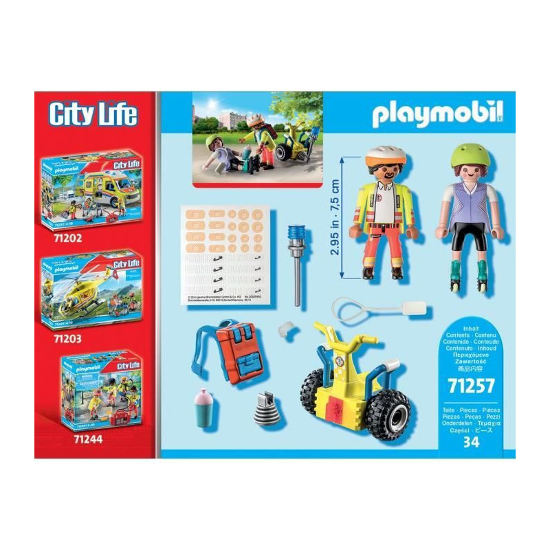 PLAYMOBIL - 71257 - City Action Les Secouristes - Starter Pack - Super