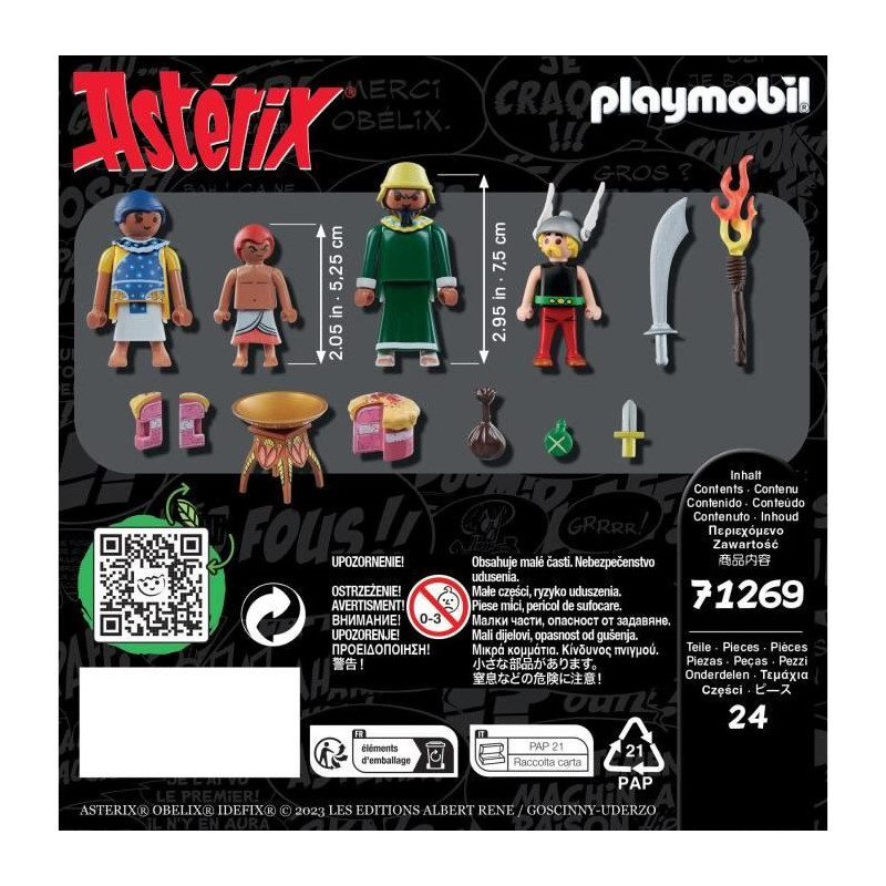 Playmobil - 71269 - Asterix: Amonbofis and the poisoned cake