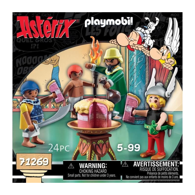 Playmobil - 71269 - Asterix: Amonbofis and the poisoned cake