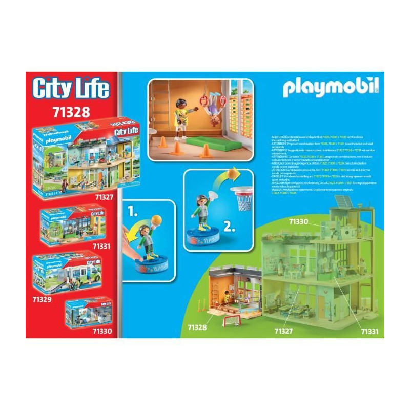 PLAYMOBIL 71328 Sports hall - City Life - School - Love to learn Schoo
