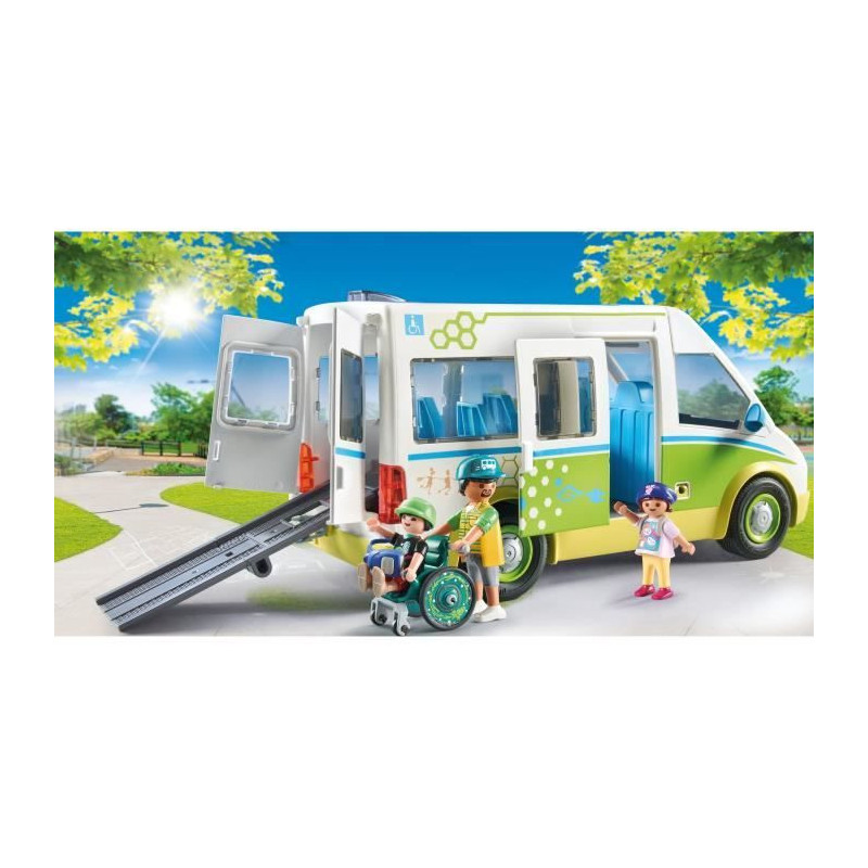 PLAYMOBIL 71329 School bus - City Life - School - Love to learn School