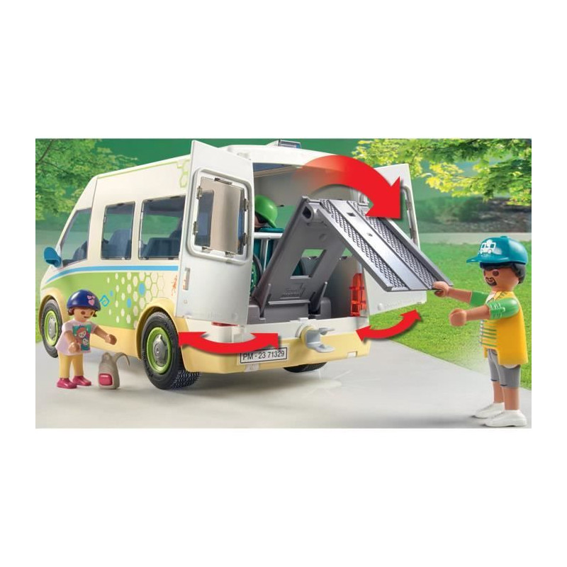 PLAYMOBIL 71329 School bus - City Life - School - Love to learn School