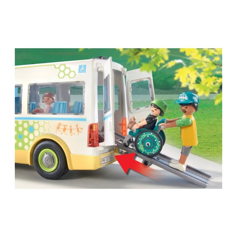 PLAYMOBIL 71329 School bus - City Life - School - Love to learn School