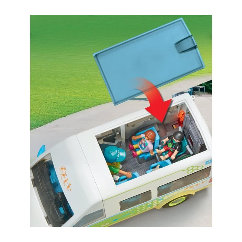 PLAYMOBIL 71329 School bus - City Life - School - Love to learn School