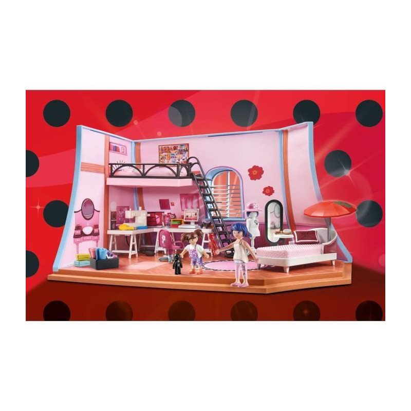 PLAYMOBIL 71334 Miraculous Marinette's Room, Miraculous Lady Bug, 73 p