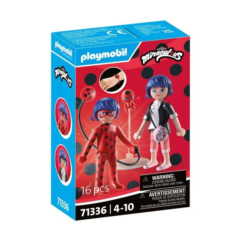 PLAYMOBIL 71336 Miraculous: Marinette & Ladybug
