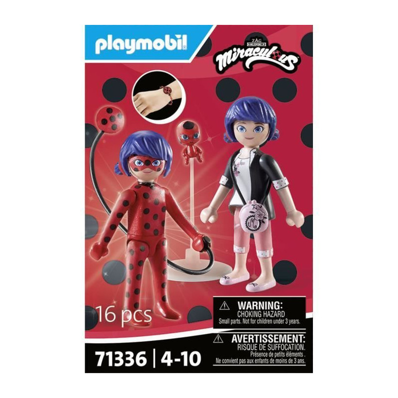 PLAYMOBIL 71336 Miraculous: Marinette & Ladybug