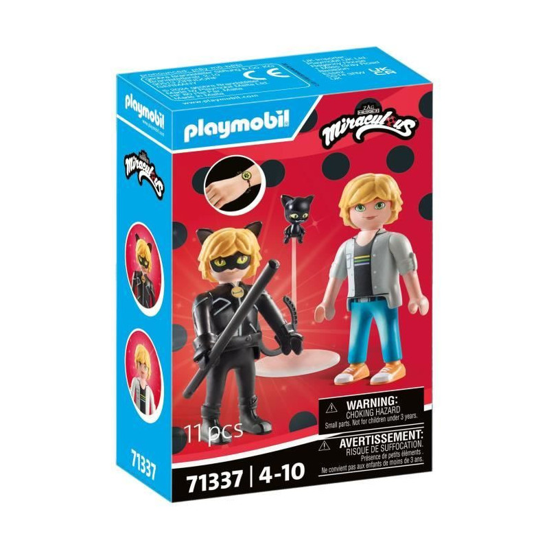 PLAYMOBIL 71337 Miraculous: Adrien & Cat Noir
