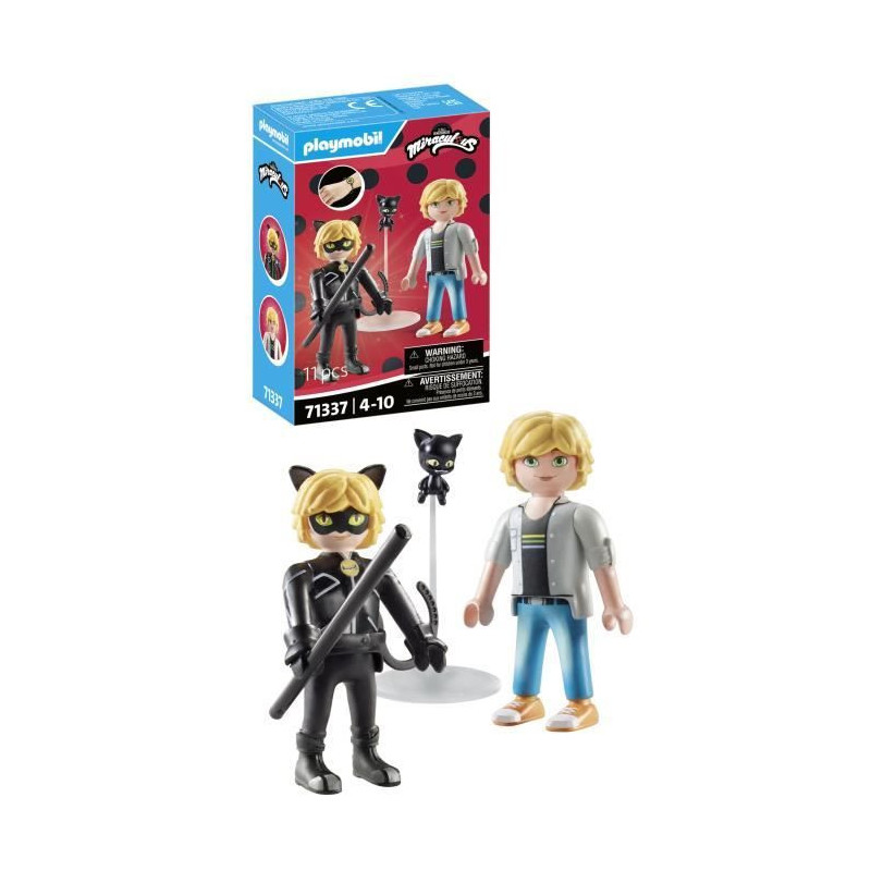 PLAYMOBIL 71337 Miraculous: Adrien & Cat Noir
