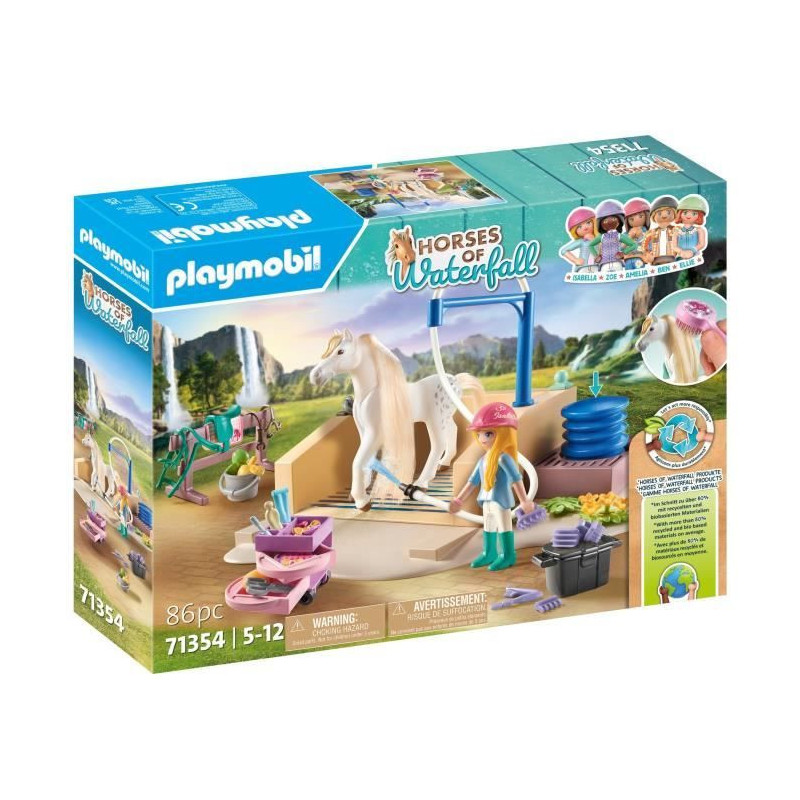 PLAYMOBIL 71354 Isabella & Lioness washing area - Horses of Waterfall