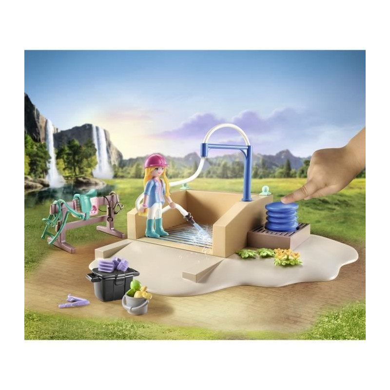 PLAYMOBIL 71354 Isabella & Lioness washing area - Horses of Waterfall