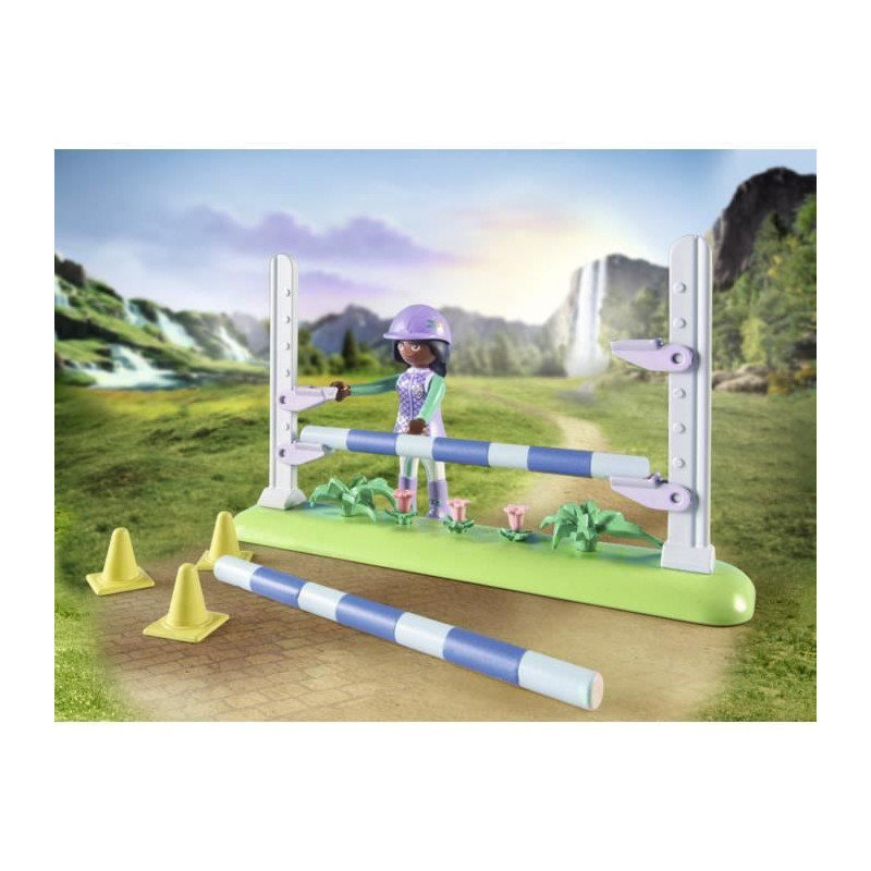 PLAYMOBIL 71355 Zoe & Blaze with obstacle course - Horses of Waterfall