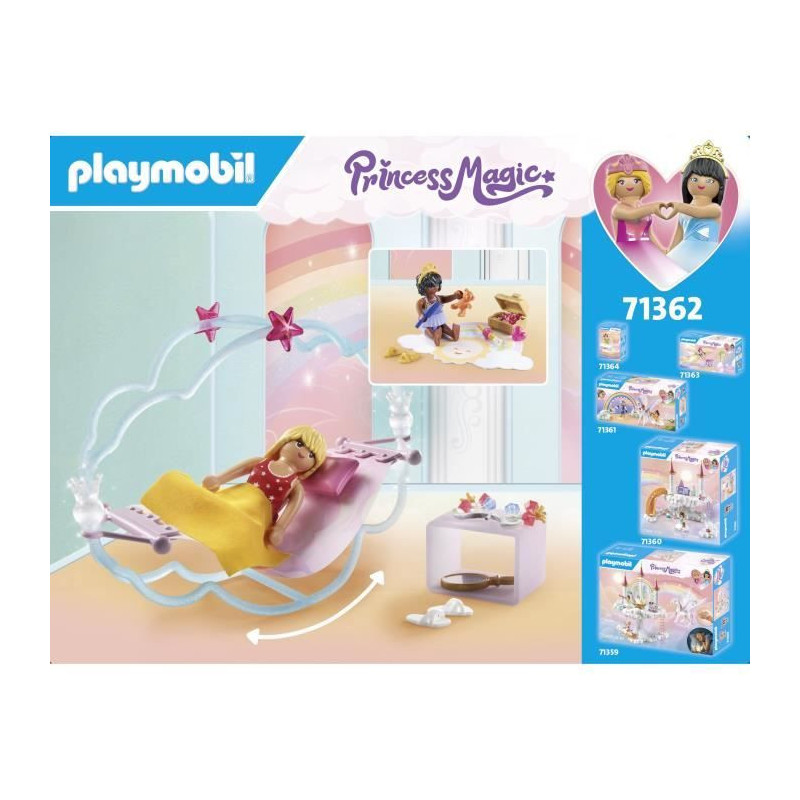 PLAYMOBIL 71362 Princess Room - Princess Magic - Includes two princess