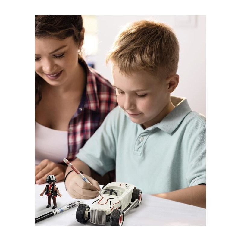PLAYMOBIL 71376 PLAYMOBIL Color: Racing car - Create new stories in yo