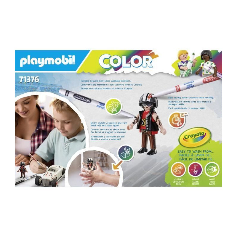PLAYMOBIL 71376 PLAYMOBIL Color: Racing car - Create new stories in yo