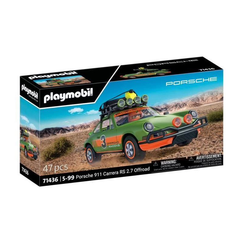 PLAYMOBIL 71436 Porsche 911 Carrera RS 2.7 Offroad Edition - Classic C