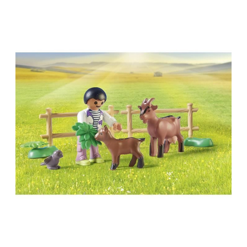 PLAYMOBIL 71442 Farmer with tractor and tanker - Country - Ages 4 and