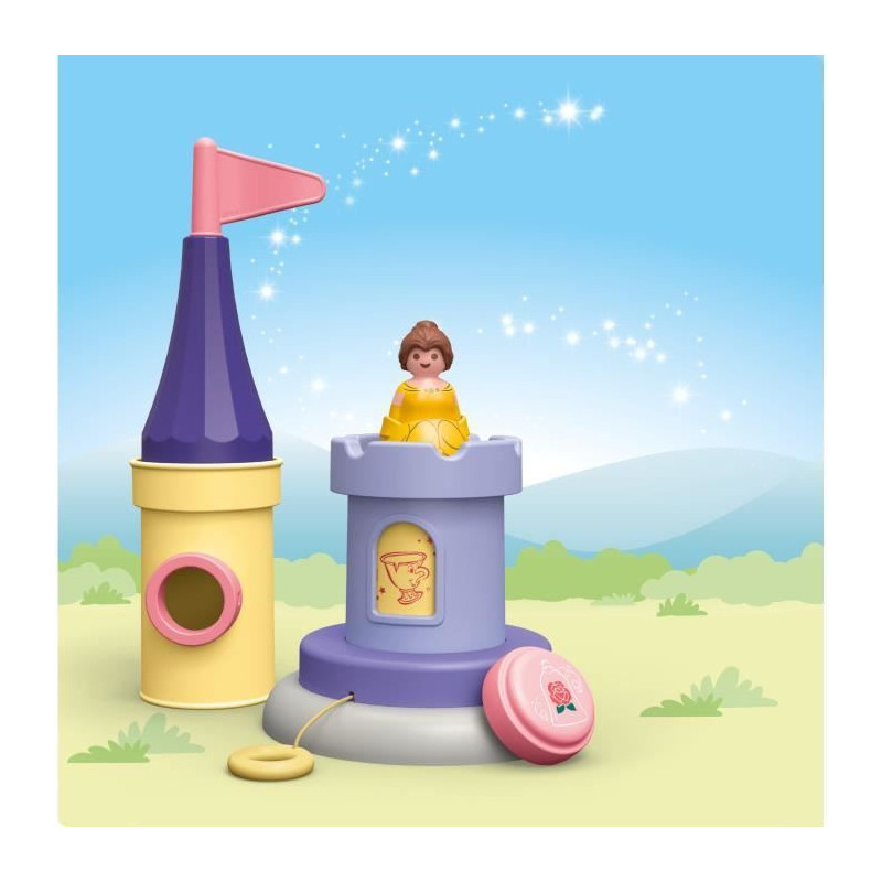PLAYMOBIL Junior 71458 Belle, Turret with music, Disney, From 12 month