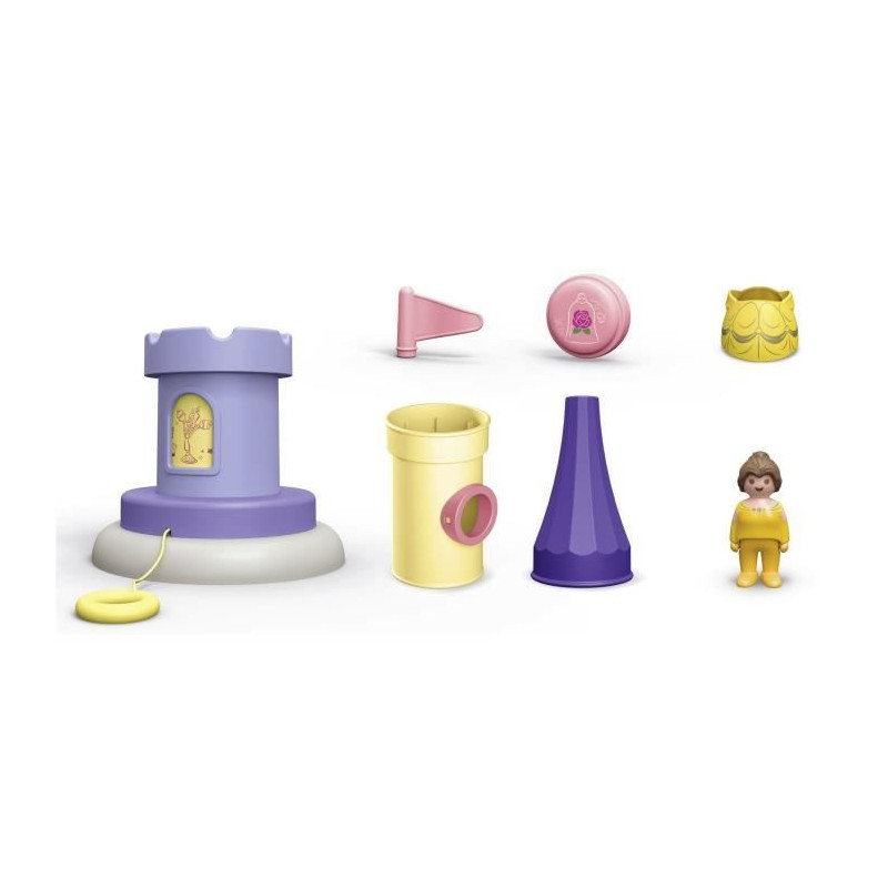 PLAYMOBIL Junior 71458 Belle, Turret with music, Disney, From 12 month