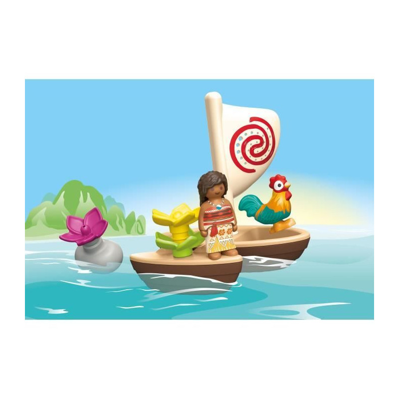 PLAYMOBIL Junior 71459 Vaiana and sailing boat, Disney, From 12 months