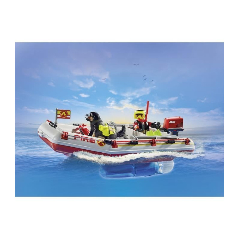 PLAYMOBIL 71464 Fireboat and water scooter - Action Hereos - Firefight
