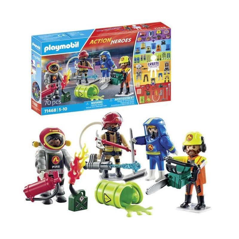 PLAYMOBIL 71468 My figures: risky jobs - with four characters from the
