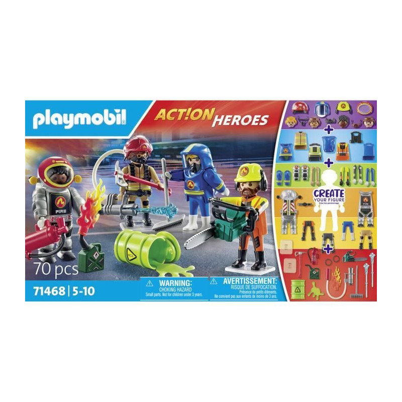 PLAYMOBIL 71468 My figures: risky jobs - with four characters from the