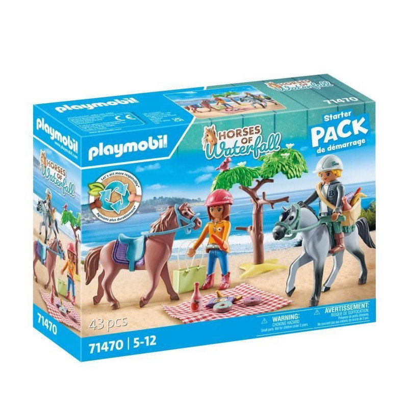 PLAYMOBIL 71470 Amélia and Ben with horses