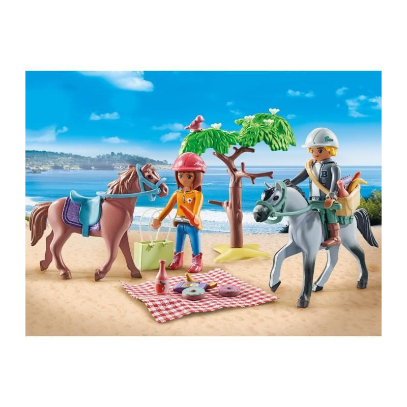PLAYMOBIL 71470 Amélia and Ben with horses