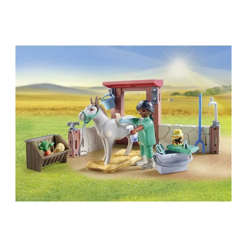 PLAYMOBIL 71471 Veterinarian with farm animals