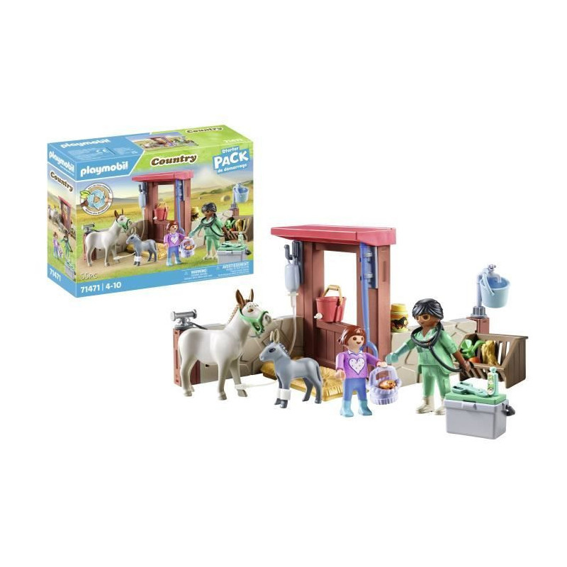 PLAYMOBIL 71471 Veterinarian with farm animals