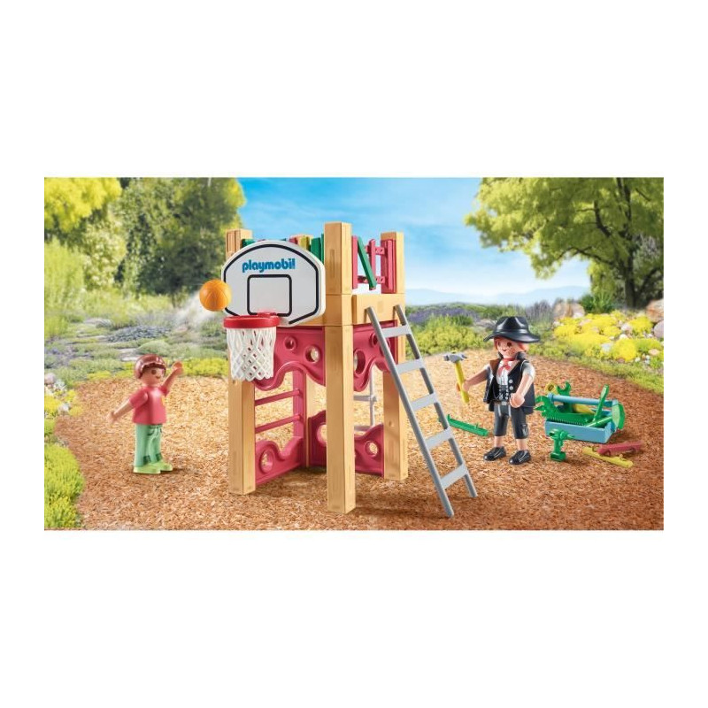 PLAYMOBIL 71475 Carpenter with play turret