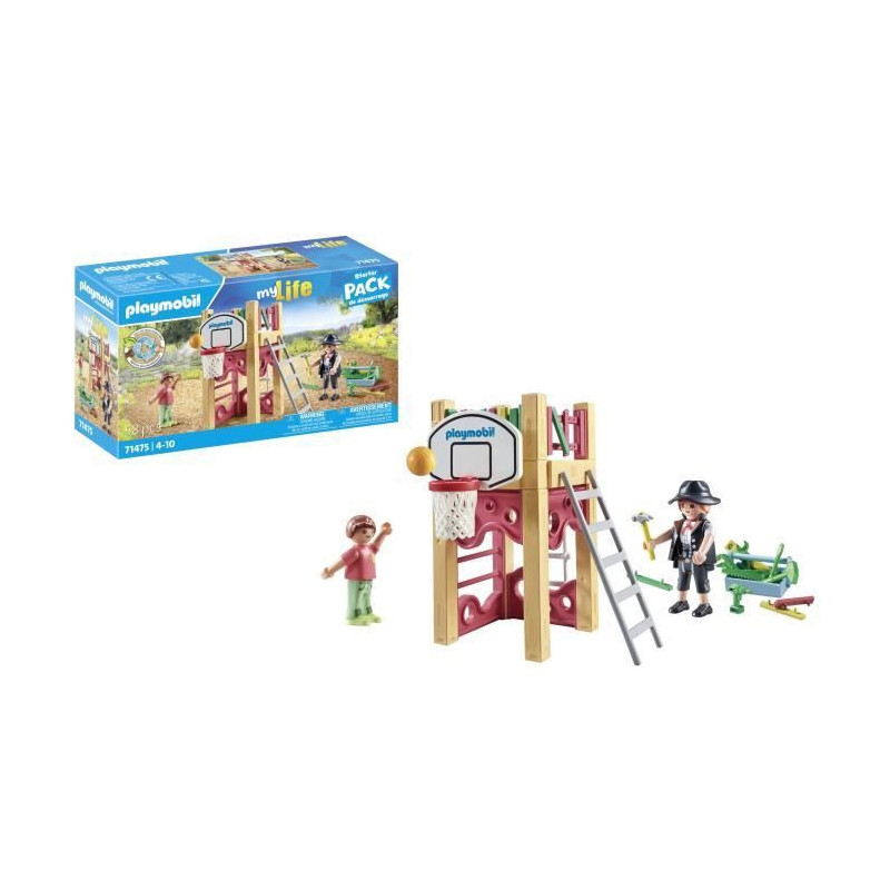 PLAYMOBIL 71475 Carpenter with play turret