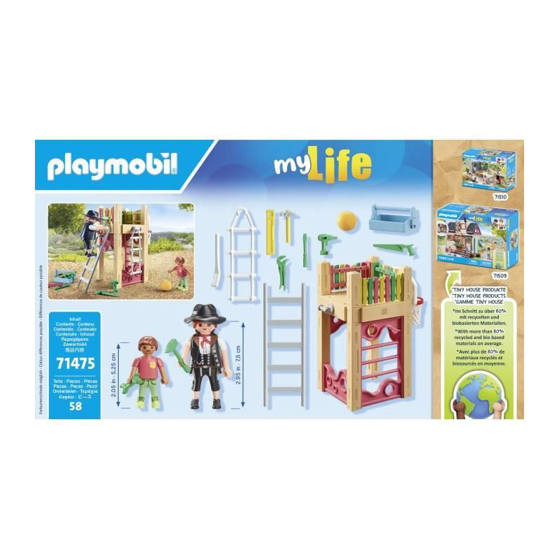 PLAYMOBIL 71475 Carpenter with play turret