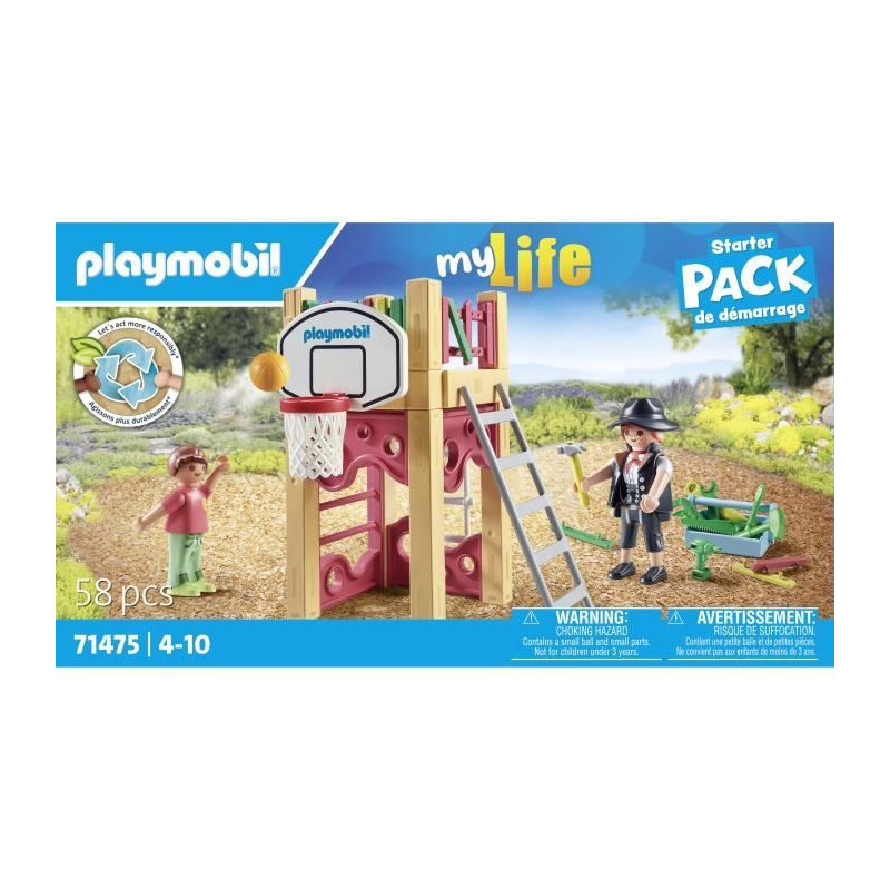 PLAYMOBIL 71475 Carpenter with play turret