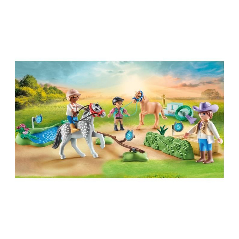 PLAYMOBIL 71495 Pony Riders and Show Jumping