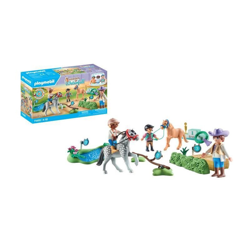 PLAYMOBIL 71495 Pony Riders and Show Jumping