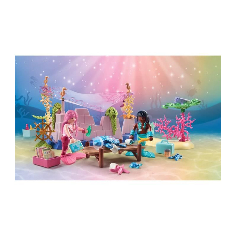 PLAYMOBIL 71499 Mermaid Pet Care Center
