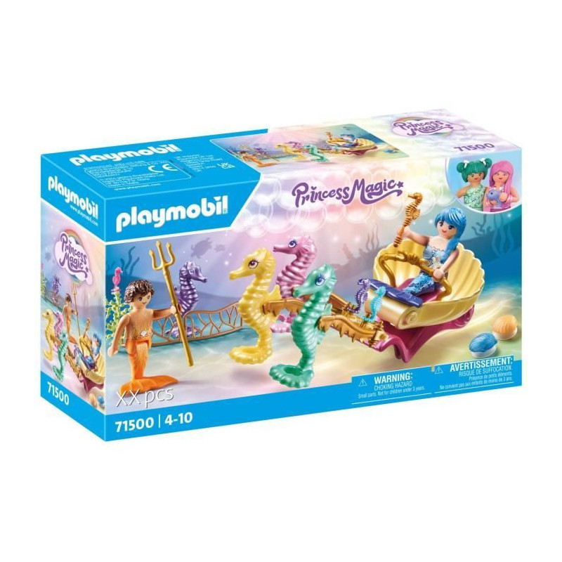 PLAYMOBIL 71500 Carriage with mermaids and seahorses