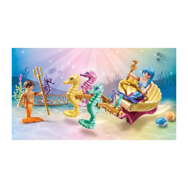PLAYMOBIL 71500 Carriage with mermaids and seahorses