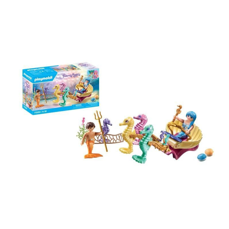 PLAYMOBIL 71500 Carriage with mermaids and seahorses