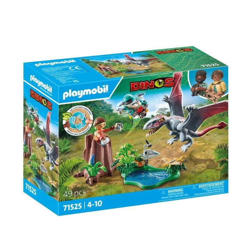 PLAYMOBIL 71525 Observation Drone with Dimorphodon