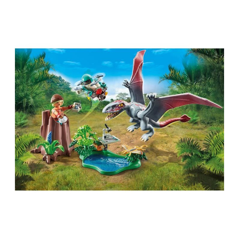 PLAYMOBIL 71525 Observation Drone with Dimorphodon