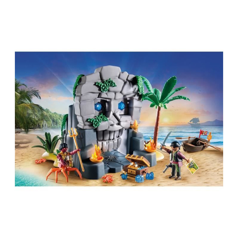 PLAYMOBIL 71531 Pirate Treasure Island and Sea Monster - Pirates