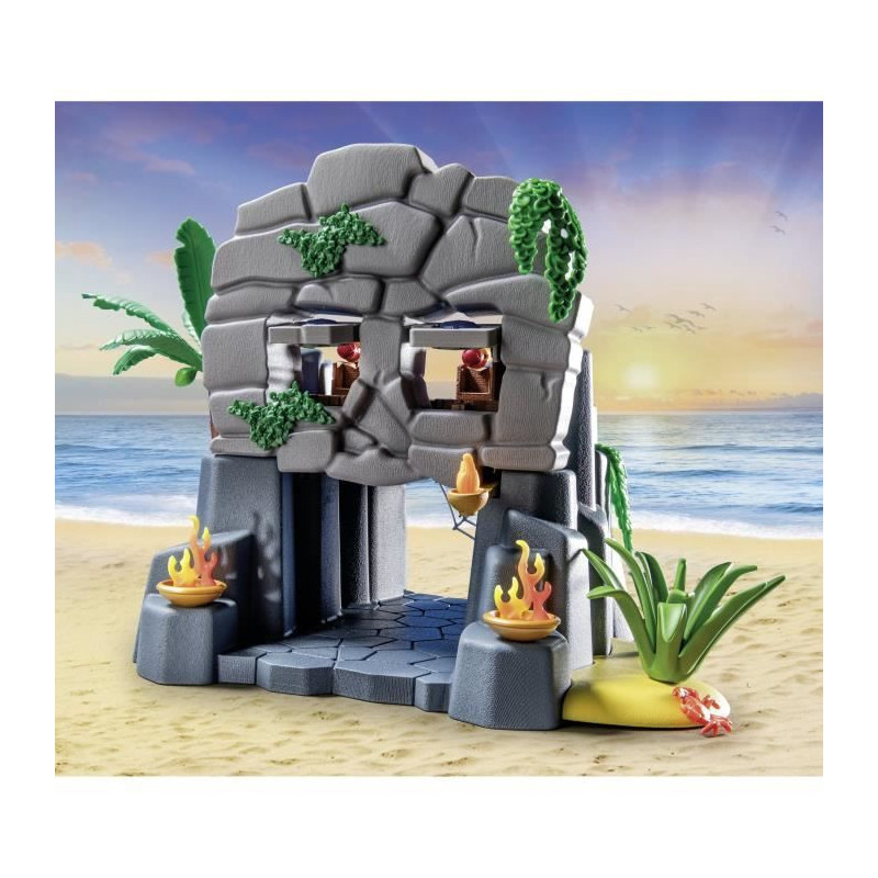 PLAYMOBIL 71531 Pirate Treasure Island and Sea Monster - Pirates
